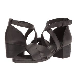 Eileen Fisher Kerby Strappy Block Heel Sandals 8.5